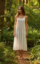 Load image into Gallery viewer, Broderie Slip Dress - WHITE
