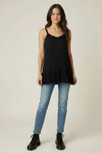 Load image into Gallery viewer, Roses Slip Top - BLACK
