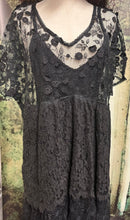 Load image into Gallery viewer, Dress: ‘Odette’ - BLACK LACE - SALE!!
