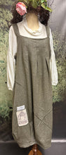 Load image into Gallery viewer, Pinafore - Wool: KHAKI
