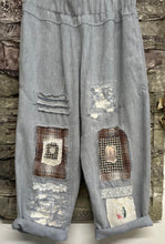 Load image into Gallery viewer, Patch Pants - GREY/BLUE
