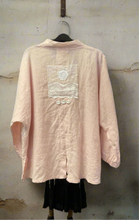 Load image into Gallery viewer, Cropped Boyfriend Shirt - PINK
