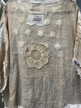 Load image into Gallery viewer, Rag Doll Vintage Lace Top- Natural
