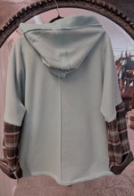Load image into Gallery viewer, Fleece Hoodie - SEAFOAM - S/M
