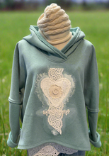 Load image into Gallery viewer, Sweatshirt - SEA-FOAM: SALE

