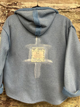 Load image into Gallery viewer, Sweatshirt - Cropped - DENIM: SALE
