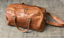 Load image into Gallery viewer, Leather Bag - BRANDY - SALE
