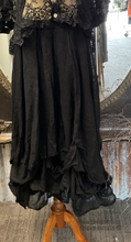 Load image into Gallery viewer, Rooshe Skirt - BLACK Linen Gauze
