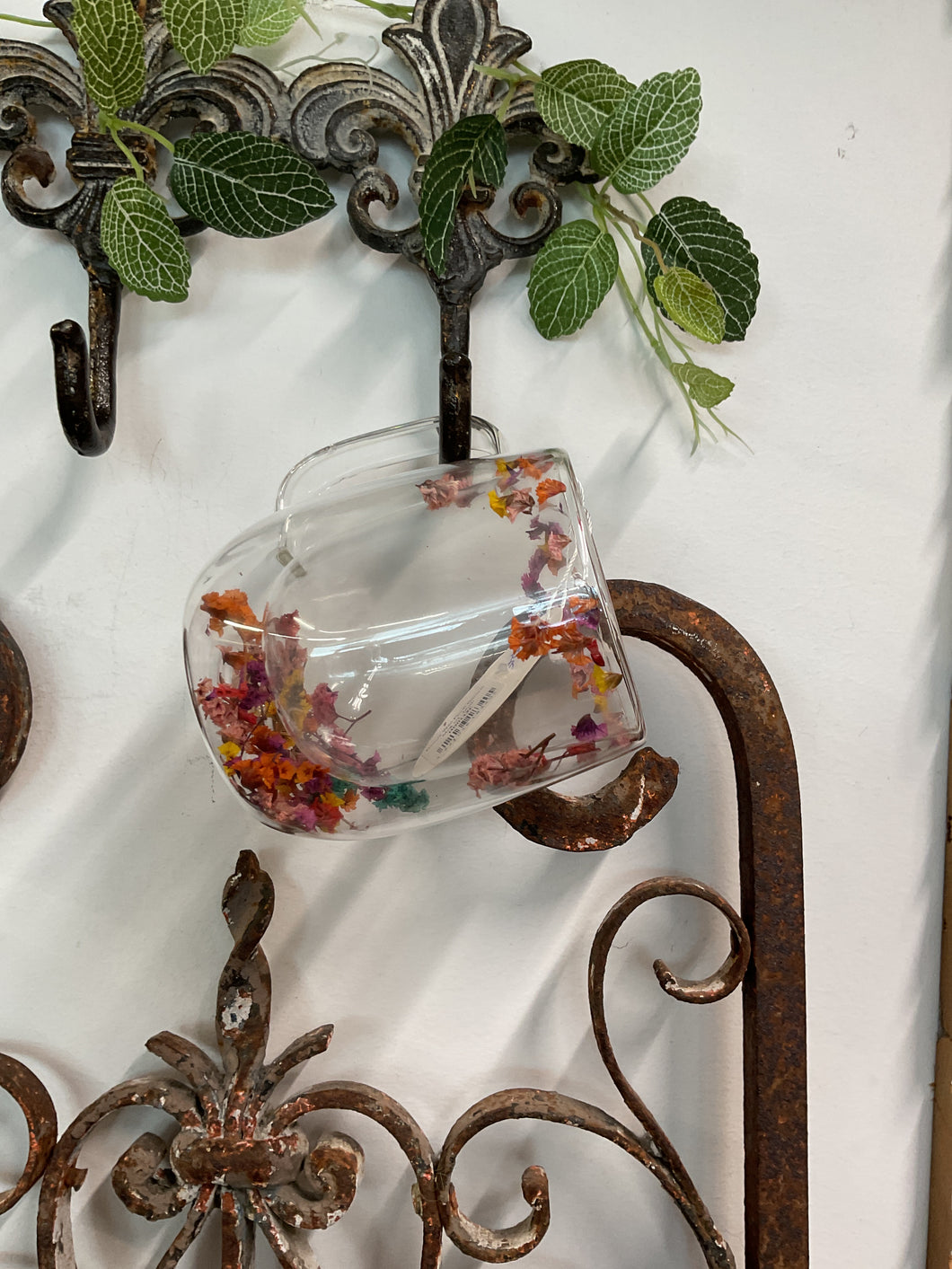 Cups - Double Walled - Dried Flowers : MULTI