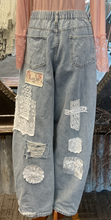 Load image into Gallery viewer, Patch Denims - PALE WASH

