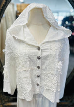Load image into Gallery viewer, Patch Hood Jacket - WHITE

