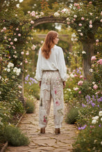 Load image into Gallery viewer, Linen Patch Pants - NATURAL
