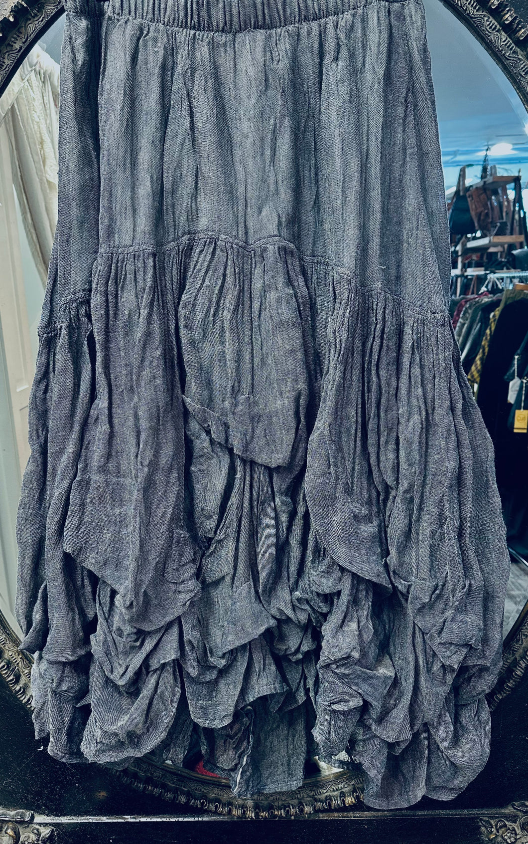 Rooshe Skirt - STEEL