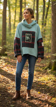 Load image into Gallery viewer, Fleece Hoodie - SEAFOAM - M/L
