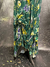 Load image into Gallery viewer, Emerald floral Slip dress
