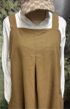 Load image into Gallery viewer, Dress - Bell Shaped Pinafore - Vintage RUST
