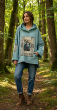 Load image into Gallery viewer, Fleece Hoodie - SEAFOAM - M/L
