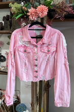 Load image into Gallery viewer, Denim Jacket - PINK
