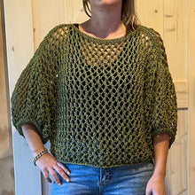 Load image into Gallery viewer, Moss Lacey Cotton Jersey
