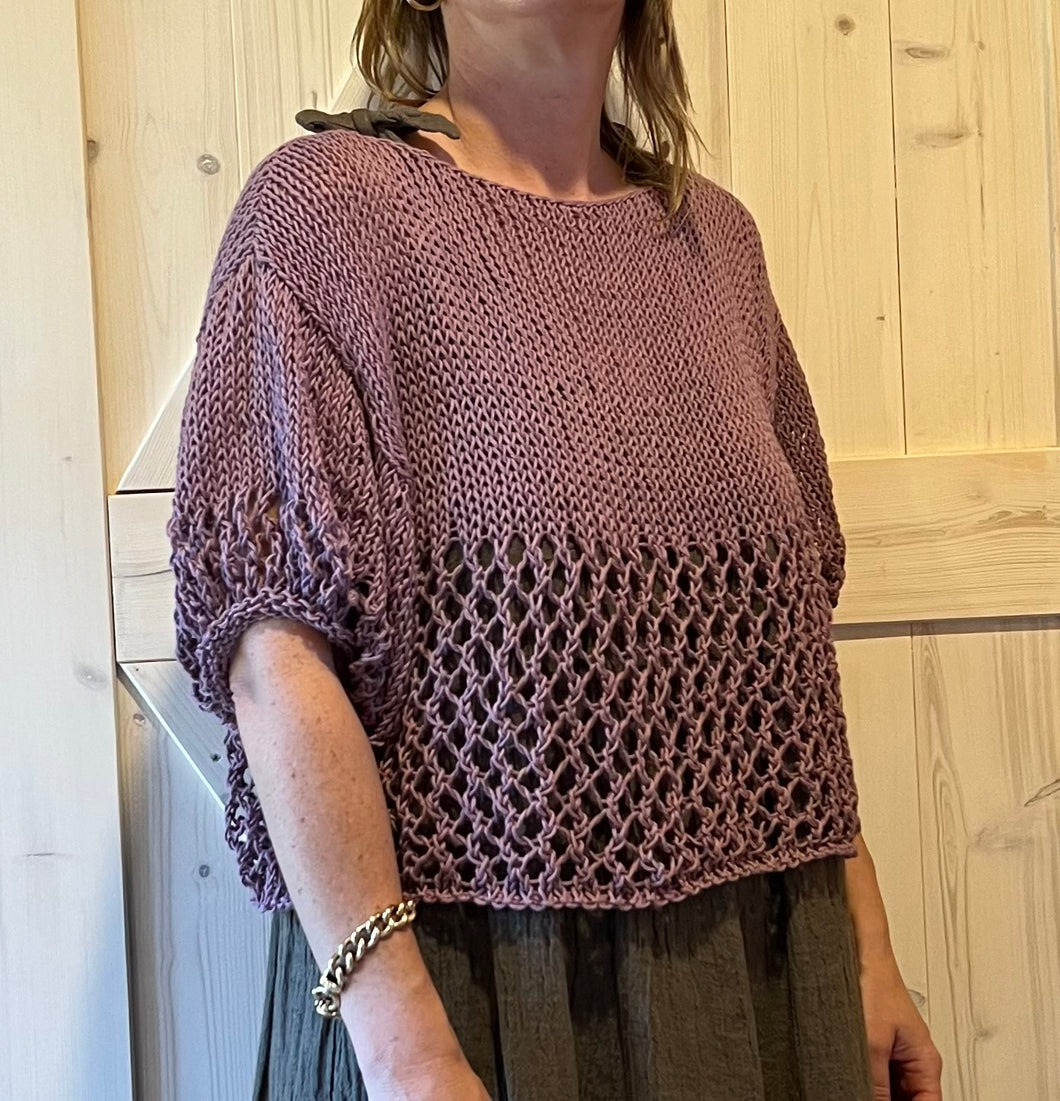 Marzee-Wisteria cotton sweater