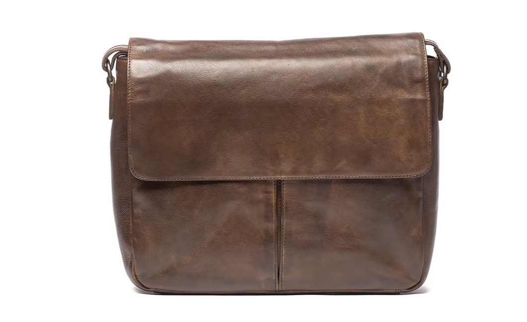 Bag: Men’s Satchel - BROWN
