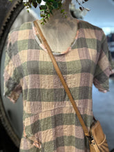 Load image into Gallery viewer, Celia Dress - DUSKY ROSE CHECK
