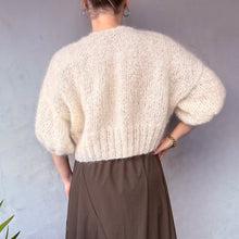 Load image into Gallery viewer, Belle Cropped Cardi - NATURAL
