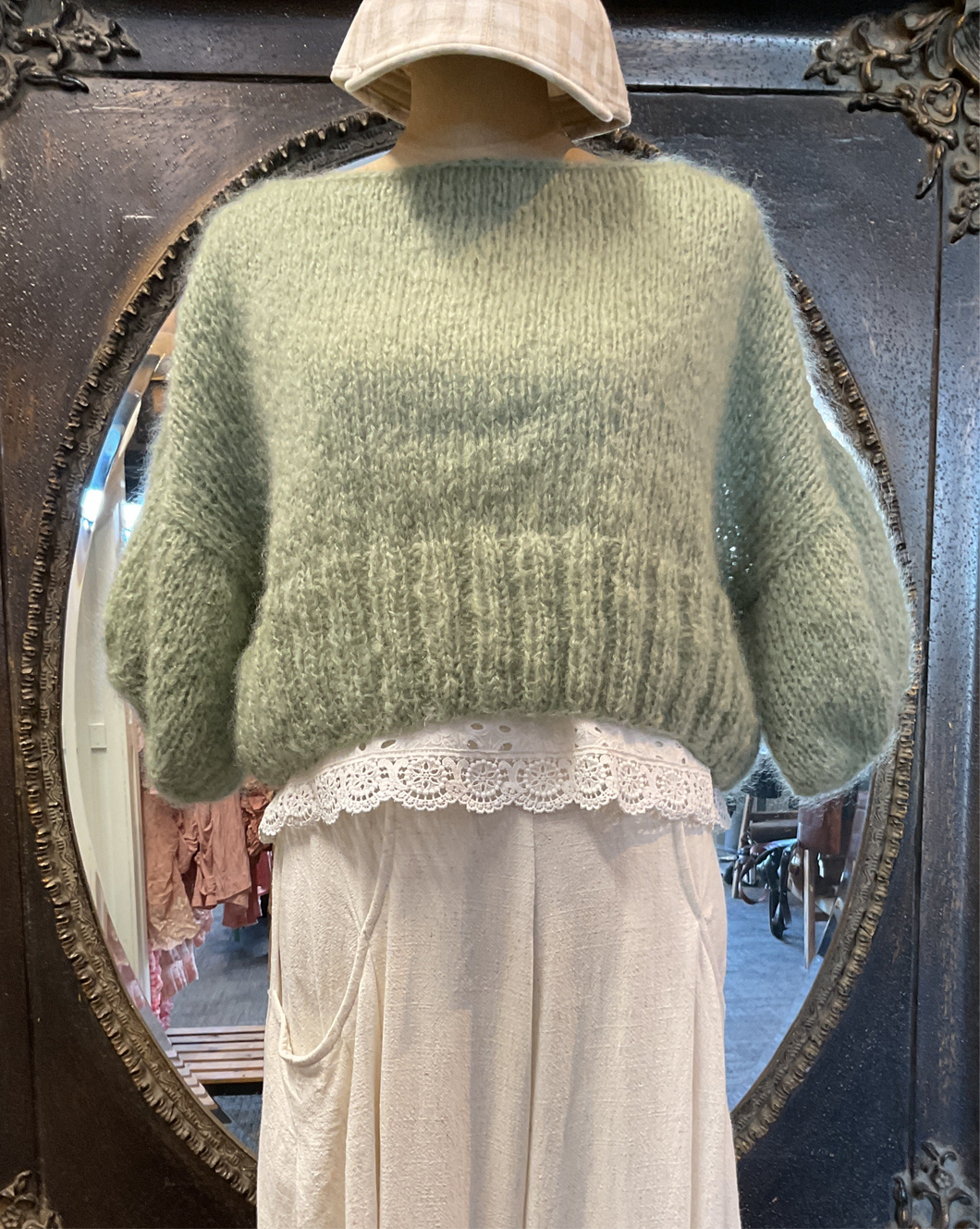 Belle Cropped Sweater - MOSS