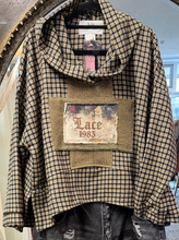 Load image into Gallery viewer, Minx Hoodie - GOLD CHECK
