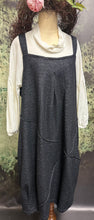 Load image into Gallery viewer, Pinafore: Wool: CHARCOAL
