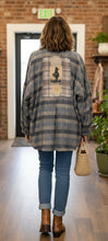 Load image into Gallery viewer, Boyfriend Shirt - DENIM PLAID

