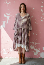 Load image into Gallery viewer, Armani Dress - CRIMSON CHECK
