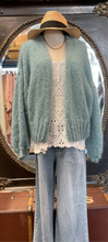 Load image into Gallery viewer, Rosie Bobble Cardi - SEAFOAM

