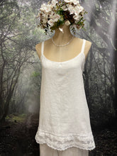 Load image into Gallery viewer, White linen cami
