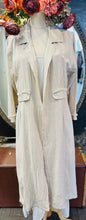 Load image into Gallery viewer, Duster Coat - Linen: NATURAL
