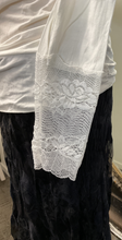 Load image into Gallery viewer, French Lace Tee - WHITE
