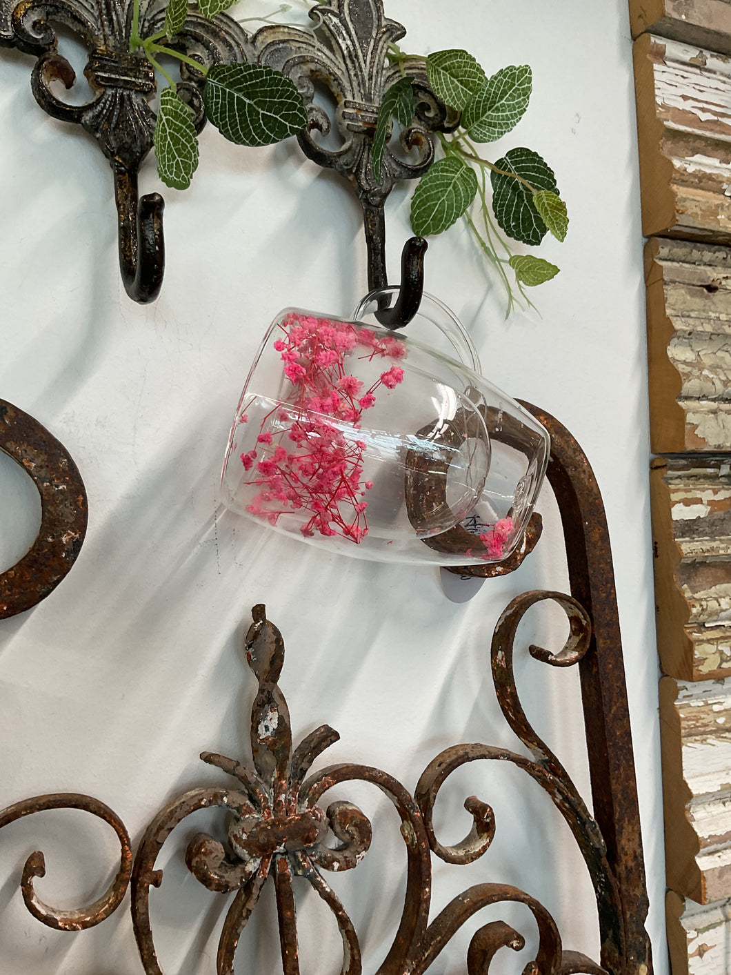 Mug - Double Walled - Dried Flowers: PINK