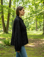 Load image into Gallery viewer, Boyfriend Patch Shirt - BLACK
