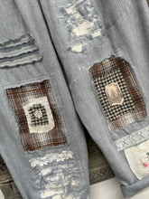 Load image into Gallery viewer, Patch Pants - GREY/BLUE
