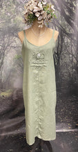 Load image into Gallery viewer, Sage linen Penny dress
