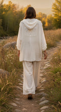 Load image into Gallery viewer, Lulu Hooded Top - CHALK
