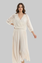 Load image into Gallery viewer, Palazzo Pants - SHINY BISQUE
