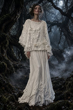 Load image into Gallery viewer, Rag Doll Vintage Lace Top- IVORY
