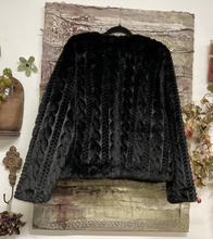 Load image into Gallery viewer, Faux Fur Jacket - Black
