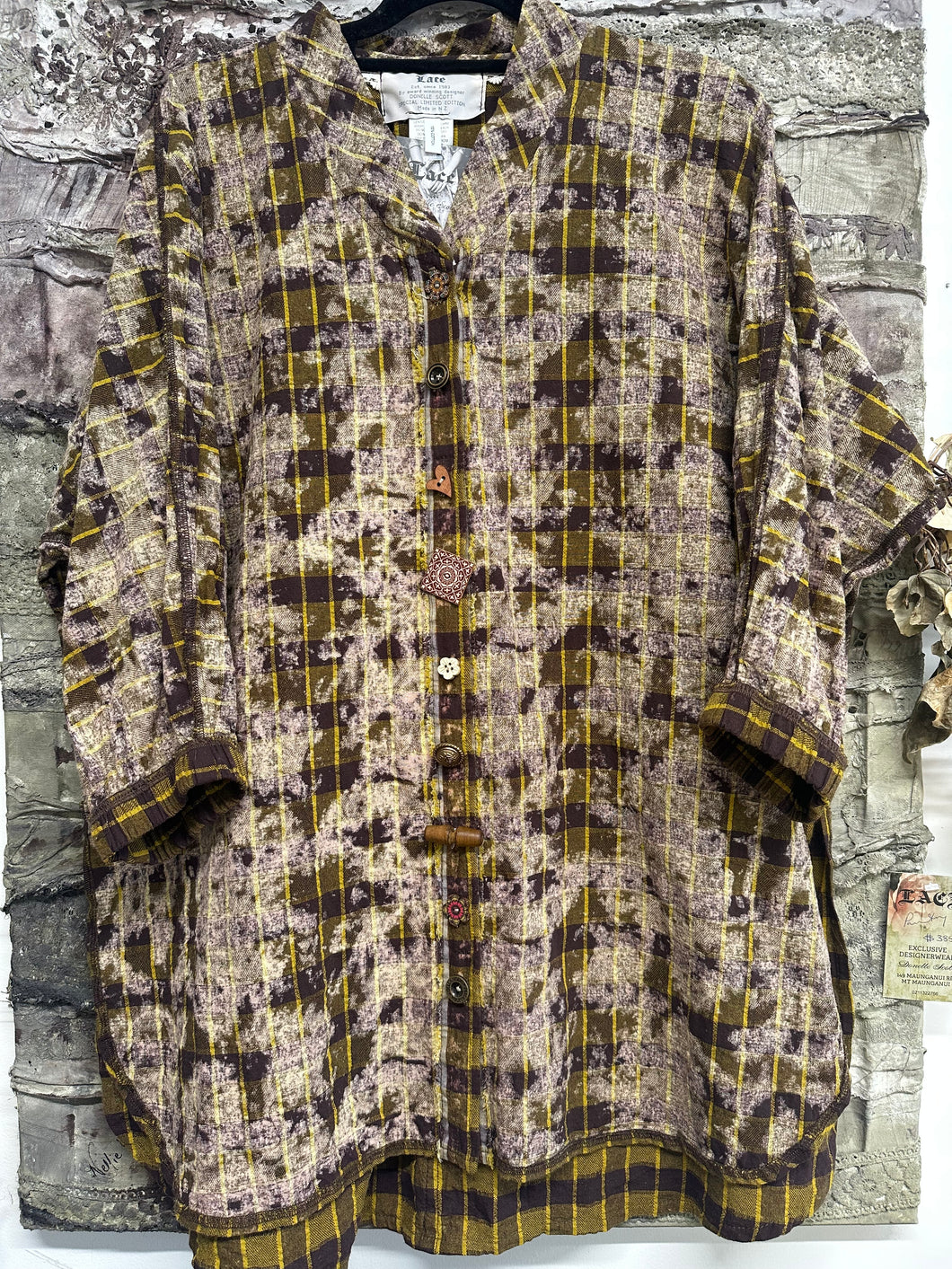Boyfriend Shirt- INSIDE OUT (Gold)
