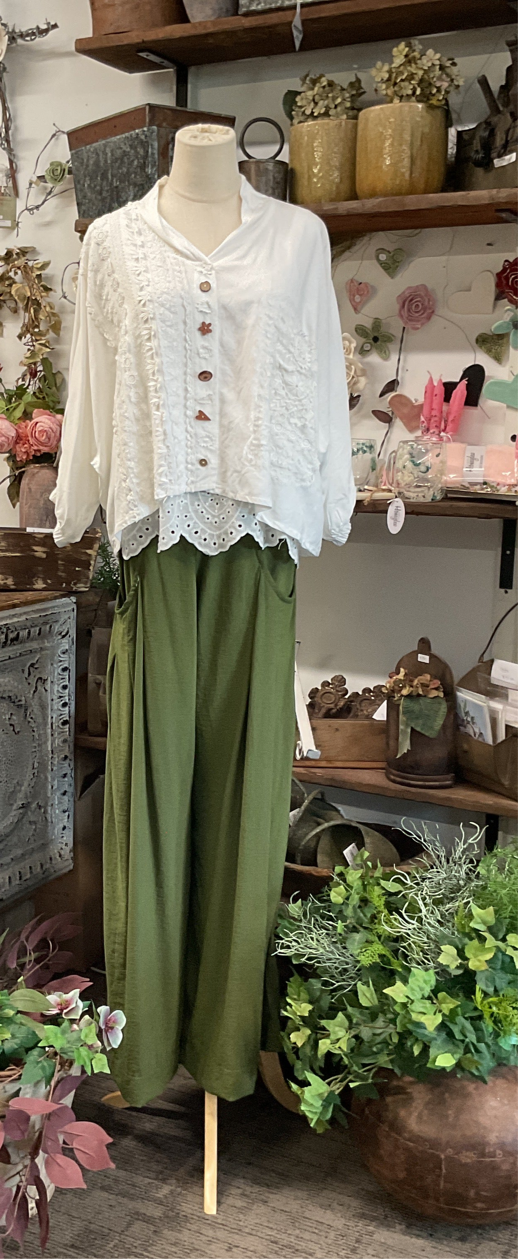 Pocket Pants - OLIVE