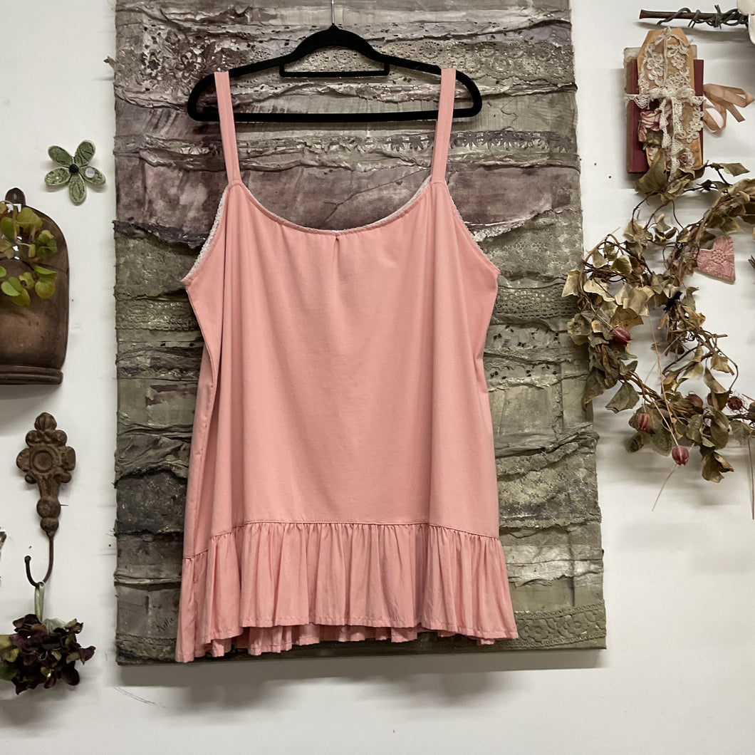 Slip with Frill - PINK
