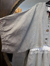 Load image into Gallery viewer, Prairie Armani Wing - CHARCOAL GINGHAM

