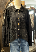 Load image into Gallery viewer, Boyfriend Patch Shirt - BLACK
