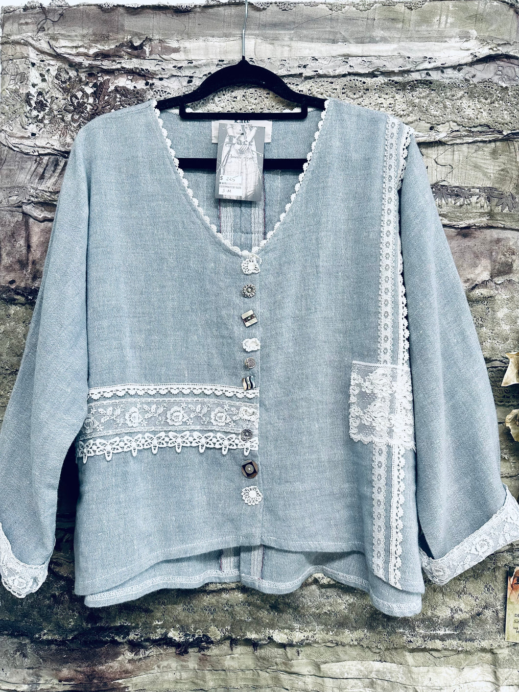 Boyfriend- Cropped - SOFT BLUE